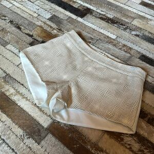 MASON x Michelle Mason
Laser LEATHER Ponte Shorts